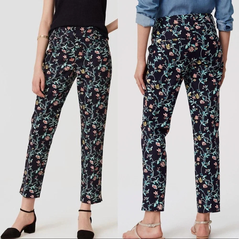 Loft • Cotton Vine Riviera Pants In Marisa Fit - Picture 1 of 7
